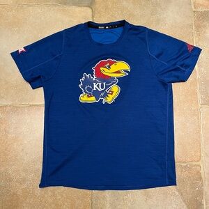 Kansas Adidas dri-fit tee